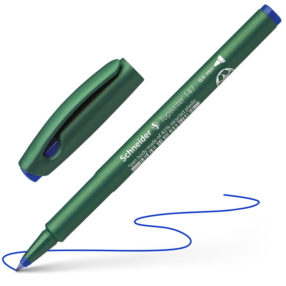 シュナイダー Schneider ファイバーペン 0.6mm トップライター147 Topwriter 147 インク色:3色展開【在庫限り】