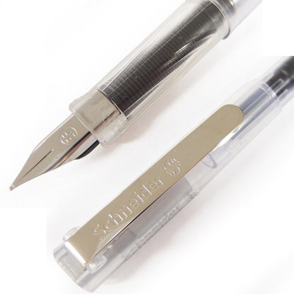 シュナイダー Schneider 万年筆 EF 極細字 406 カートリッジインク＆コンバーター各1個付き 406FPCL