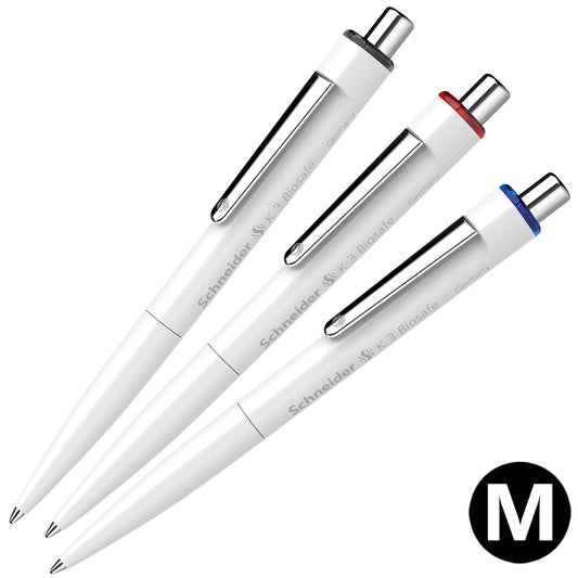 シュナイダー Schneider ボールペン M 中字 K3 バイオセーフ Biosafe 3色展開