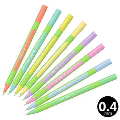 ［メイン］ファインライナー 0.4mm ラインアップ パステル Line-Up Pastel