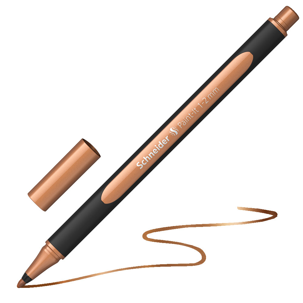 シュナイダー Schneider メタリックライナー ペイントイット Paint it 020 4色セット ペン先：1～2mm ML1501 水性マーカー