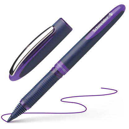 ［単色メイン/バイオレット］ローラーボールペン 0.6mm ワンビジネス One Business