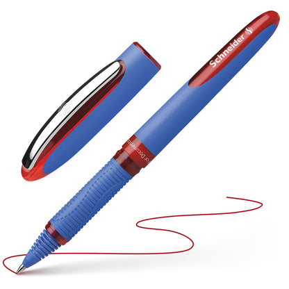 ［単色メイン/レッド］ローラーボールペン 0.3mm ワンハイブリッドC One Hybrid C