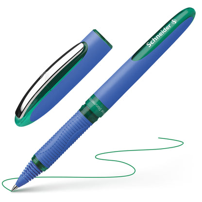 ［単色メイン/グリーン］ローラーボールペン 0.3mm ワンハイブリッドC One Hybrid C