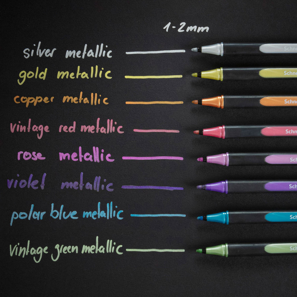シュナイダー Schneider メタリックライナー ペイントイット Paint it 020 4色セット ペン先：1～2mm ML1501 水性マーカー