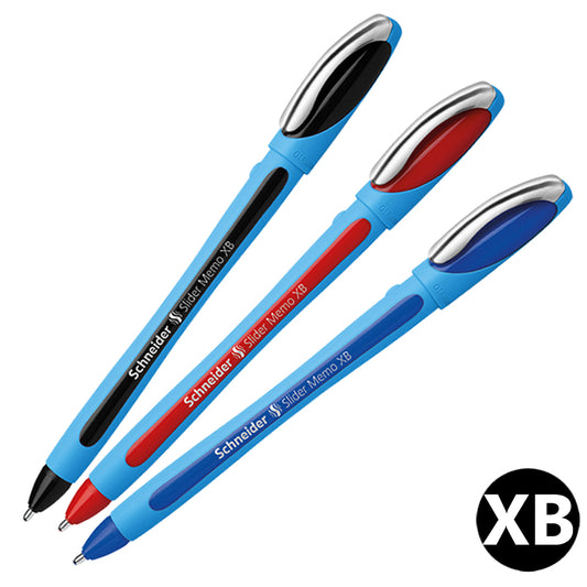 シュナイダー Schneider ボールペン XB 極太字 スライダー メモ Slider Memo 3色展開【在庫限り】