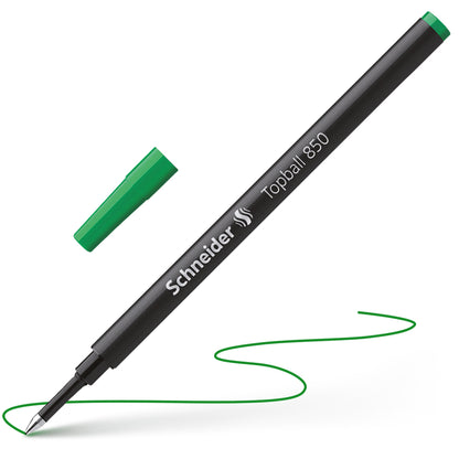 シュナイダー Schneider ローラーボール 替え芯 1本 トップボール850 Topball 850 ペン先サイズ:0.5mm インク色:4色展開 レフィル リフィル 替芯