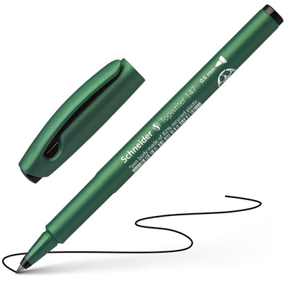 シュナイダー Schneider ファイバーペン 0.6mm トップライター147 Topwriter 147 インク色：3色展開【在庫限り】